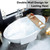 Bathtub, 71" Soaking Tub with Center Drain & Overflow – Acrylic Tub, Non-Slip