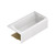 60 x 30-Inch Alcove Bathtub, Right-Hand Drain, White