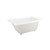 54 x 30 Right Drain Soaking Alcove Bathtub in Glossy White with Integrated