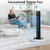 Antarctic Star Tower Fan Portable Floor Fans 85°Oscillating Fan Quiet Cooling 12H Timer Remote Control Standing Bladeless Electric 3 Wind Speeds 4 Modes Bedroom Office,36 inch, Black