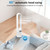 Hiluce 3-in-1 Bladeless Fan with Air Purifier,Indoor Heater,Fan and Heater Combo HEPA Filter,Tip-Over Switch,26ft/s Quiet Tower Fans,80°Oscillating, 8 Speeds, 9H Timer, 32 inch Large