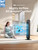 Dreo Tower Fan for Bedroom, Smart Oscillating Quiet Floor Fans, Standing Bladeless Fan with Remote and WiFi Voice Control, 4 Modes, 4 Speeds, 8H Timer, 28dB, Works with Alexa/Google