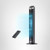 DREO Tower Fan for Bedroom, 90° Oscillating Fans that Blow Cold Air, 5 Speeds, 4 Modes with 26ft/s Velocity, 12H & 28dB Quiet Timer, Remote, Touch, 40" Standing Floor Fan for Home Office, Black
