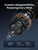 DREO Tower Fan for Bedroom, 28 ft/s, 20dB Quiet Oscillating Bladeless Fan with Remote, 9 Speeds, 4 Modes, 12H Timer, LED Display, Standing Floor Fan Powerful for Indoor Home Office Room, 42 Inch
