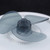 Modern 20" Flower Shape/Round Acrylic Flush Mount Ceiling Fan with Remote Control for Bedroom