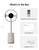 DREAME Bladeless Tower Fan for Bedroom, Smart Standing Fan with 270° Spatial Airflow for Whole-Room Circulation, 59ft/s High Velocity, 10 Speeds 3 Modes, Temperature-Adaptive Airflow, MF10-Beige