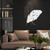 Anmotpe 30 inch Metal Feather Large Modern Wall Clock, Silent Non-Ticking Decorative Clocks for Living Room, Bedroom, Dining Room