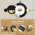 Anmotpe Large Modern Wall Clocks Big Wall Clock Nordic Style Metal Dial Battery Operated Clocks for Living Room Kitchen Bedroom 20.8X34.2inch
