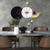 Anmotpe 37.8×21 Inch Light Luxury Retro Wall Clock - Battery Operated Modern Wall Clock with Large Geometric Design for Living Room, Bedroom, Home Decor