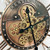 Real Moving Gears Wall Clock Large Modern Metal Clocks for Living Room Decor, Industrial Steampunk Unique Vintage Rustic Decorative Clock for Home Farmhouse Office, 27.6 Inch,Red Copper Roman