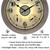 CLXEAST 18 Inch Illuminated Outdoor Clock with AI Smart Sensor, Large Farmhouse Wall Clock with Temperature & Humidity,Weathered White Finish,Unique House Warming Gifts