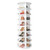 SpaceAid 8 Tier Rotating Shoe Rack Tower, Spinning Shoe Display Lazy Susan, Revolving 360 Shoe Rack Storage Round Carousel, Vertical Handbag Rotate Shoes Closet Organization (8-Tier White)