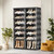 wesimple 28 Pairs Portable Shoe Storage Cabinent of 3-Step Fast Installation,Plastic Shoe Box with Magnetic Clear Door for Entryway, Enclosed Shoe Rack for Sneaker, Heels etc.. (2Row, 7Tier)