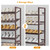 NEYCIL Large Shoe Rack 8 Tier Shoe Organizer, Heavy Duty Metal 4-Tier Stackable Shoe Storage Vertical Shoe Rack for Closet Front Door Entrance, Up to 50 Pairs, 44.8" W x 11.4" D x 56.7" H, Bronze