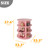 SpaceAid 3 Tier Rotating Shoe Rack Tower, Spinning Shoe Display Lazy Susan, Revolving 360 Shoe Rack Storage Round Carousel, Vertical Handbag Rotate Shoes Closet Organization (3-Tier Pink)