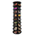 SpaceAid 9 Tier Rotating Shoe Rack Tower, Spinning Shoe Display Lazy Susan, Revolving 360 Shoe Rack Storage Round Carousel, Vertical Handbag Rotate Shoes Closet Organization (9-Tier Black)