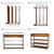 SOBIBO Bamboo Shoe Rack Organizer, 4 Tier Shoe Shelf Storage Organizer, for Entryway, Hallway, and Closet (Nature-31.5)