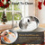 Chafing Dishes for Buffet 4 Pack,8QT Food Warmers for Parties Buffet, Christmas Gatherings