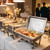 4 Pack 9 Quart Stainless Steel Chafer Buffet Servers and Warmers