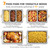 Chafing Dishes for Buffet 4 Pack 7 Pans, 9.5QT [Sturdy & Rolled Edge] Chafing Dish Buffet Set