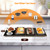 FEPPO Electric Warming Tray, 4-in-1 Food Warmers for Parties Buffet with 10 Temp Settings and Timer
