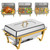 9QT Chafing Dish Buffet Set Stainless Steel Buffet Food Warmers Sets for Catering Events Parties Dinners