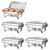 8QT Stainless Steel Chafing Dishes for Buffet, Full Pan Chafing Dish, Buffet Servers and Warmers