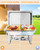 8QT Stainless Steel Chafing Dish Buffet Set - Rectangular Food Warmer and Server