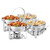 Stainless Steel Round Chafers for Catering, Buffet Servers and Warmers