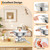 Stainless Steel Catering Warmer with Dome Lid, Frame & Utensils – Stackable Food Server
