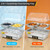 9.5QT Half Size Chafing Dish Buffet Set 600W Electric Buffet Servers and Warmers