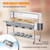 ROVSUN 96QT Electric Commercial Food Warmer 2000W, 12-Pan Steam Table 8QT/Pan Stainless Steel