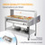 ROVSUN 96QT 1500W Electric Commercial Food Warmer, 12-Pan Steam Table 8QT/Pan