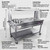 Commercial Food Warmer, 5 Pans + 2 Pots Server with Lockable Wheels & Undershelf