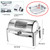Stainless Steel Chafing Dish Buffet Set with Visible Lid, 13L Commercial Buffet Servers and Warmers for Keeping Food Warm