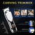Hair Clippers for Men 4 in 1 White LED Display Cordless Clippers Set Professional Electric Beard Trimmer