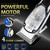 Hair Clippers for Men 4 in 1 White LED Display Cordless Clippers Set Professional Electric Beard Trimmer