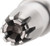 Nose and Ear Hair Trimmer, Travel Size, Matte, Premium Hair Removal, Silver