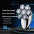 Bald Men Electric Razor for Men 7D Floating Razor Rechargeable LED Display Head Shave