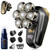 Shaver Heads, Wet Dry Waterproof Bald Head Trimmer Kit for Women & Men