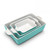 NutriChef 3-pc Casserole Dish Set for Oven, Ceramic Lasagna Baking Dishes
