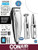Chrome 25-piece Hair Clipper, Includes Battery Operated Detail Trimmer and Battery