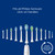 Electric Toothbrush, with Pressure Sensor, 3 Cleaning Modes, SmarTimer