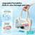 Electric Toothbrush with Water Flosser Combo: Portable Oral Clean Kit for Teeth
