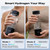 Upgraded Hydrogen Water Bottle Generator Glass, Touch Screen