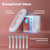 Aquasonic Vibe Series PRO – Ultra-WhiteToothbrush – 5 Modes & Smart Timers – UV Sanitizing Base – ADA Accepted (Satin Rose Gold)ning Electric Toothbrush – 5 Modes & Smart Timers – UV Sanitizing Base – ADA Accepted (Satin Rose Gold)