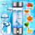 Hydrogen Water Bottle Generator 2pack, Glass Hydrogenated Water Bottles Health Cup