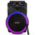 Dolphin SP-18RBT BoxParty Portable Bluetooth Speaker - 18" Woofer, Wireless Microphone, Deep Bass & LED Lights w/ USB SD, AUX, Guitar & 12V Inputs - Rechargeable Huge Party Speaker W/ Trolley & Wheels