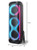Dolphin KaraokeBox 380: Triple 8" Bluetooth Party Speaker – Powerful Sound System, Long-Lasting Rechargeable Battery, LED Lights, 35-Inch Tall, Portable Design, AUX/USB/TF/Bluetooth Connectivity