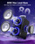 YIER Party Bluetooth Speaker:80W Peak Large Stereo Sound for Outdoor,Deep Bass,TWS,Loud with Lights,Portabe Wireless Big Speakers with Long Playtime,House,Projector,Movie